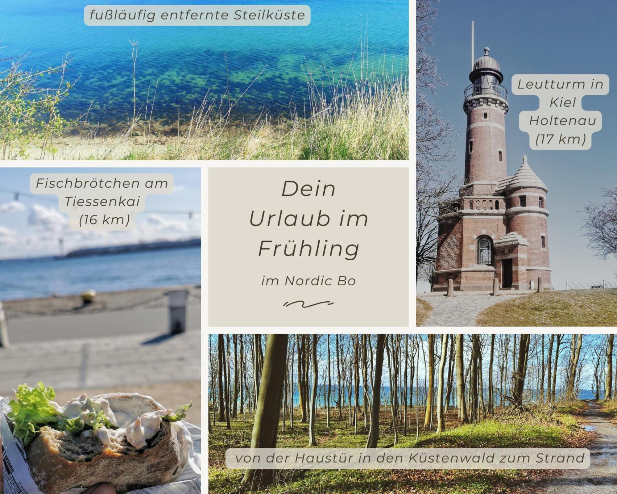 Nordic Bo - Wellen, Wald und wilde Küste Surendorf Exterior foto